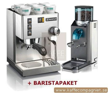 Rancilio Silvia 4 med Rocky