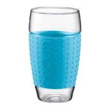 Pavina Glas m Silicon 45 cl, Blå