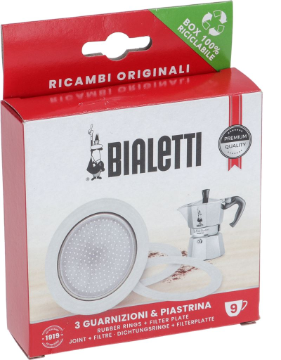 Bialetti packning 9-kopp packningsset
