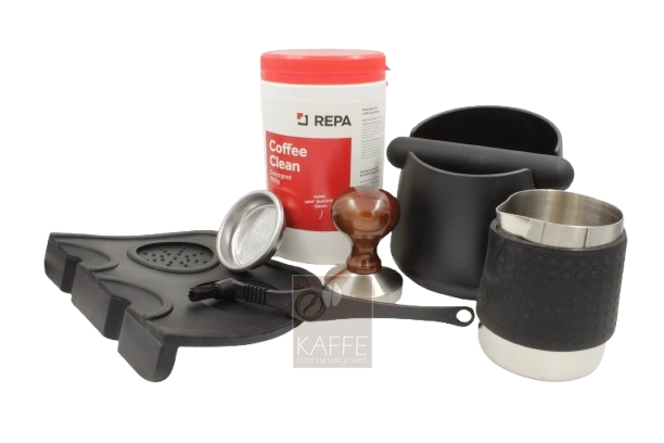 Baristapaket, deluxe, mjölkkanna, julerbjudande, tamper, tampermatta.