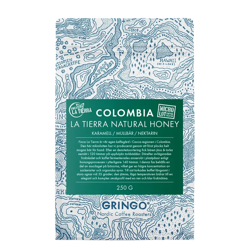 Gringo Colombia La Tierra Natural Honey, 250 g