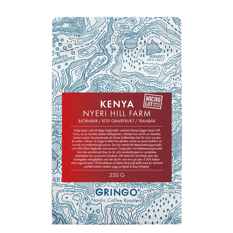 Gringo Kenya Nyeri Hill Farm, 250 g