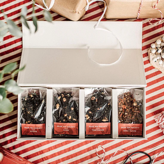 Dear Tea Society Christmas Selection, 4x60 g