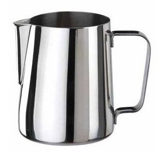 Mjölkkanna, skumning av mjölk. milk pitcher