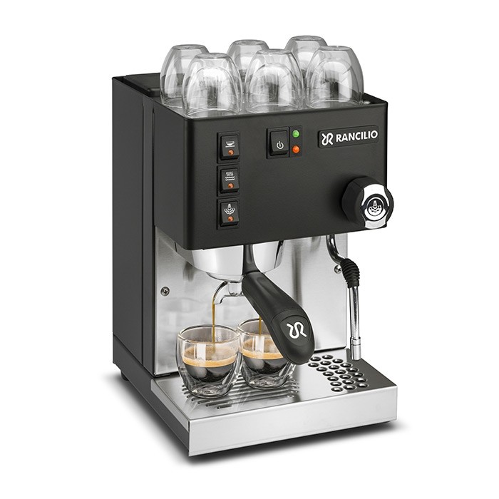 Rancilio Silvia E Black silvio rancilo kaffecompagniet espressomaskin svart