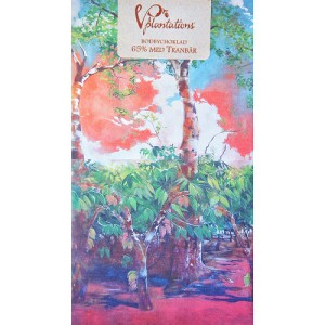 Vintage Plantations choklad, mörk choklad 65%, Tranbär, Bodbychoklad