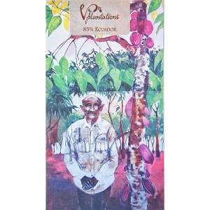Vintage Plantations choklad, mörk choklad 85%
